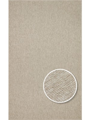 Eko Halı Ventura VNT2706 Light Beige Hav Vermeyen Kolay Temizlenebilir Bordürlü Sisal Halı