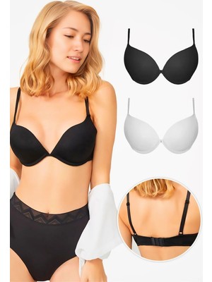 Homay 2'li Push-Up Balenli Sütyen