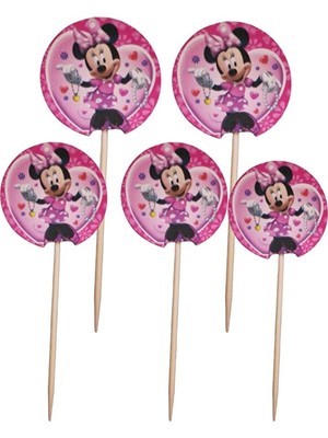 Dizayn Parti Evi Minnie Mouse Kürdan Pasta ve Cupcake Süsü 20 Adet Pembe Doğum Günü Parti Dekoru Henüz Yorum Yazılmamış.
