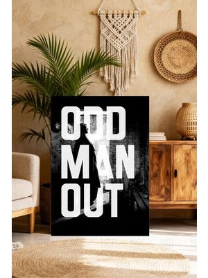 Mgi Design Şık Vintage Film Posteri Minimalist Kanvas Tablo Çalışma Odası Sanatı