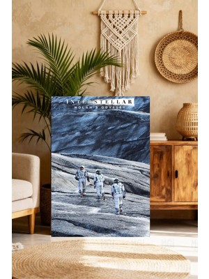 Mgi Design Modern Premium Retro Film Afişi Vintage Etkili Kanvas Tablo Çalışma Odası Sanatı