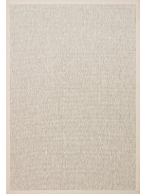 Eko Halı Ventura VNT2706 Light Beige Brd Beige  Hav Vermeyen Kolay Temizlenebilir Bordürlü Sisal Halı