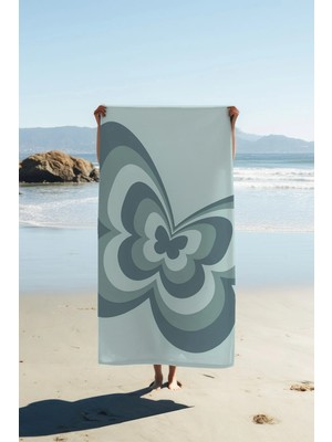 Dolce Mariee Dijital Baskı Plaj Deniz Havlusu 80 x 160 cm Peştamal HVL0274