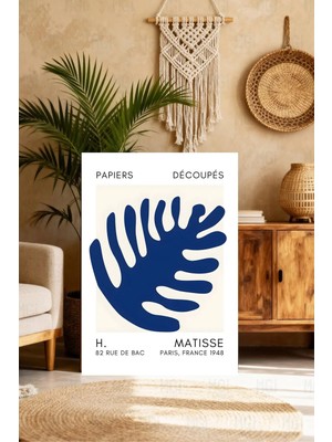 Mgi Design Özgün Henri Matisse Reprodüksiyonu Boho Stilinde Kanvas Tablo Çalışma Odası Sanatı