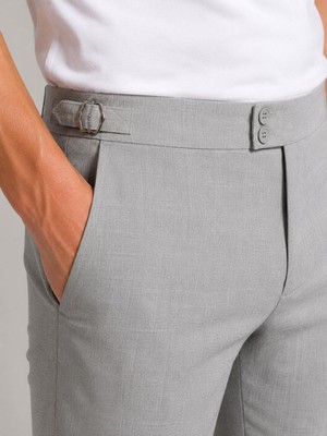 Classics Men Erkek Esnek Tokalı Likralı Bilek Boy Kumaş Pantolon 7694