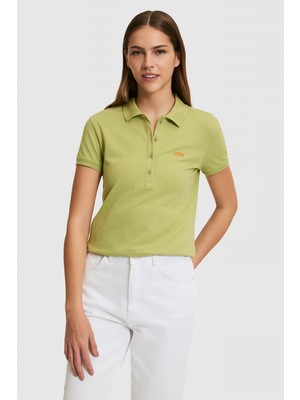 U.s. Polo Assn. Kadın Çağla Tişört Basic 50323461-VR016