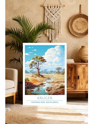 Mgi Design Estetik Vintage Seyahat Posteri Retro Kanvas Tablo Şık Duvar Sanatı