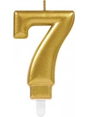 Go İthalat 7 Rakam Mum Gold Renk (5582)