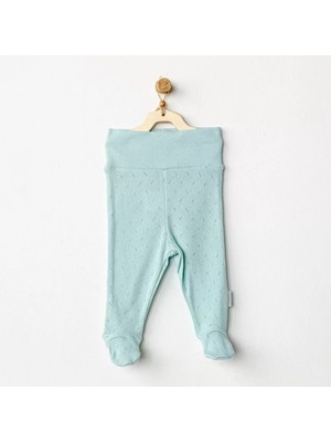 Esranın Dünyası AC24706 Jacquard Patikli Bebek Pantolon Green