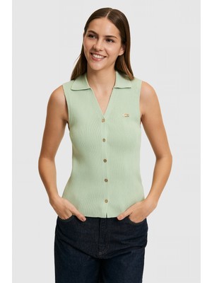 U.S. Polo Assn. Kadın Yeşil Kazak 50325114-VR016