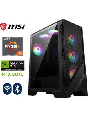 MSI Gzone Prime Amd Ryzen 5 7500F / Nvidia Rtx 5070 12GB / 32GB Ddr5 / 1tb M.2 SSD / Gaming Masaüstü Bilgisayar