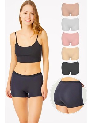 Homay 5'li Lazer Kesim Boxer Külot