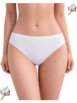 5’li Paket Kadın Slip Külot Lazer Kesim Dikiş Izi Yapmaz Esnek Pamuk Modal M/l/xl