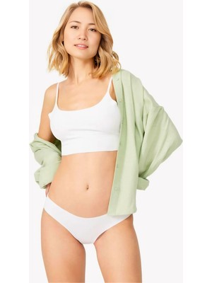 Homay Lazer Kesim Basic Bikini Külot - Tek Parça