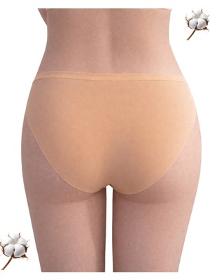 5’li Paket Kadın Slip Külot Lazer Kesim Dikiş Izi Yapmaz Esnek Pamuk Modal M/l/xl