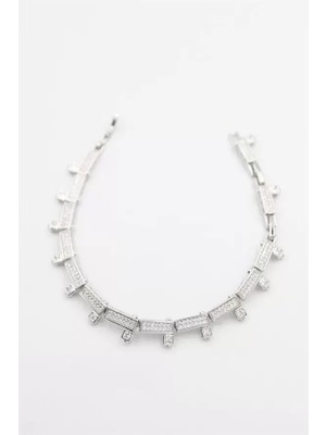 Ata Store Taşlı Xuping Bileklik - Gümüş