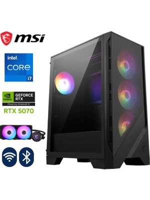 MSI Gzone Prime Intel Core I7 14700KF / Nvidia Rtx 5070 12GB / 32GB Ddr5 / 1tb M.2 SSD / 240MM Sıvı Soğutma Gaming Masaüstü Bilgisayar