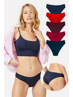 Homay 5'li Lazer Kesim Basic Bikini Külot