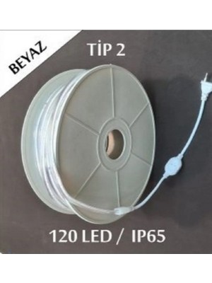 Erbay Beyaz 50 Metre 220V Şerit LED Beyaz
