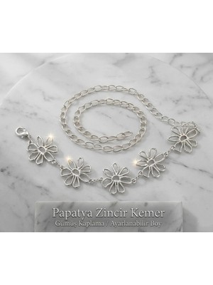 Mercan Home Papatya Detaylı Metal Ayarlanabilir Bel Aksesuarı