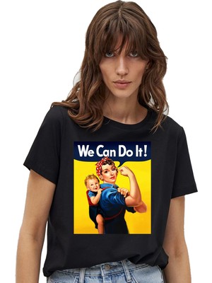Mr.thınker Regular Unisex T-Shirt Siyah 'özel Günler / Anneler Günü3' 1t Baskılı