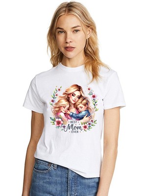 Mr.thınker Regular Unisex T-Shirt Beyaz 'özel Günler / Anneler Günü5' 1t Baskılı