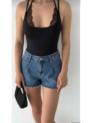 Kiko Collective Dantel Detaylı Bodysuit