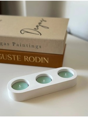Major Hobi Dekoratif Tealight Mumluk  3’lü Mumluk Seti  Masaüstü & Salon Dekoru