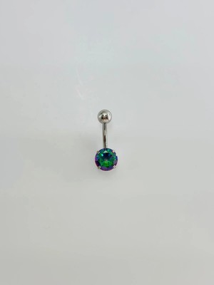 Uravas Store Mistik Topaz Taşlı Göbek Piercing