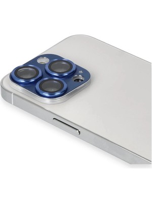 Durukar®  iPhone 13 Pro Max Pers Alüminyum Kamera Lens - Lacivert