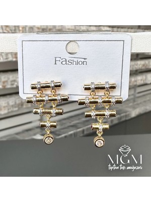 Uravas Store Zirkon Taşlı Küpe