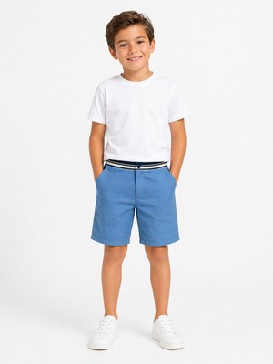 Gagarikids Erkek Çocuk Keten Şort