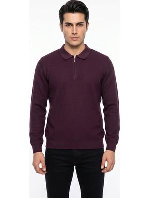 Erkek Spor Polo Yaka Mevsimlik Kazak BGL-ST05443