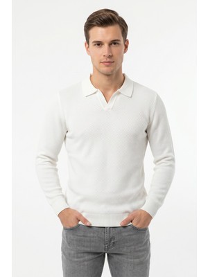 Erkek Spor Polo Yaka Mevsimlik Kazak BGL-ST05444