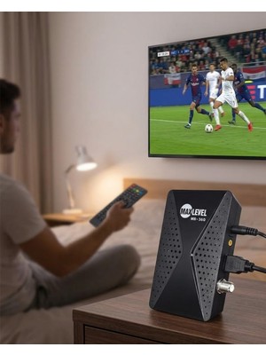 Kaufhier HDMI USB Girişli Hd Uydu Alıcısı Kablosuz Internet Destekli