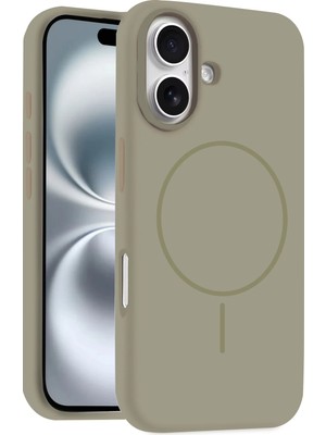 Cosmotex Joko  Iphone 16 Kılıf Jully Magsafe Kapak - Çöl Titanyum