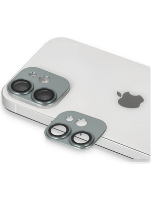 Durukar®  iPhone 11 Pers Alüminyum Kamera Lens - Yeşil