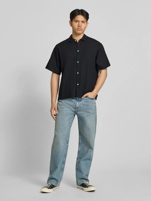 Jack & Jones Jack Jones Breeze Lınen Bleand Oversize Erkek Gömlek 12288602
