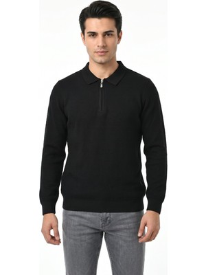 Erkek Spor Polo Yaka Mevsimlik Kazak BGL-ST05443