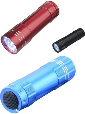 Kaufhier 3 Adet 9 Ledli Metal Mini El Fener