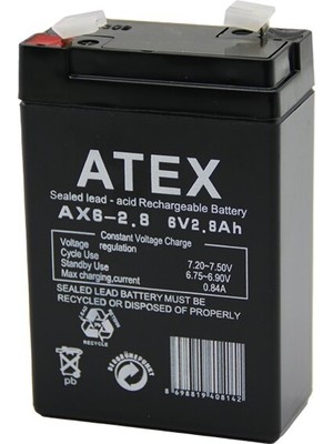 Kaufhier Akü Ince Akü 6V 2.8AH Amper