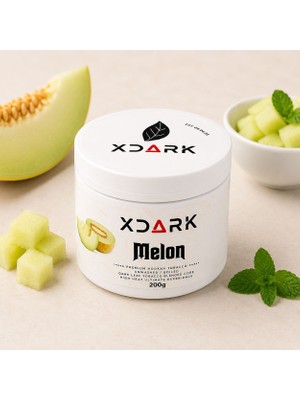 Adalya X-Dark Melon Nargile Marmelatı ve Aroması 200G Yoğun Kavun Aroması Tatlı & Ferah Içim, Uzun Süre Kalıcı Premium Aroma