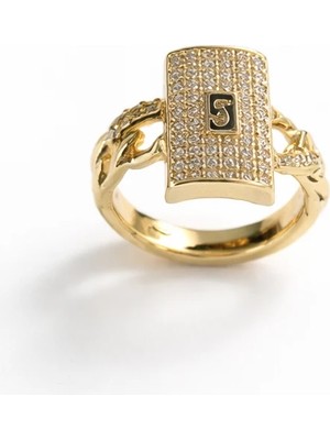 Felix Accessories Solmira Pavé Chain Yüzük