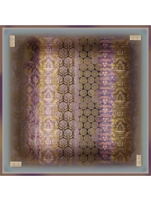 La Boutique Yaz Serinliği Güz Eşarp - 90 x 90 -2486ASM - 03
