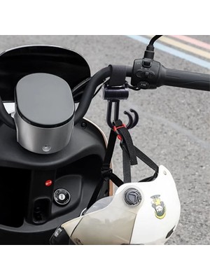 Ozcmax 2li Bebek Arabasına Uyumlu Cırtlı Eşya Taşıma Aparatı 360 Derece Dönebilen Plastik Kancca