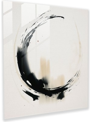 Popcas Zen Temalı Modern Sanat Temperli Cam Tablo