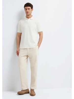 Mavi Andros Mavi Edition Ekru Keten Karışımlı Jean Pantolon 0021045-A3321