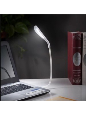 Hereveoyuncak USB Girişli 14 Ledli 3 Kademeli Dokunmatik Masa/kitap Okuma Lambası Ledii Beyaz