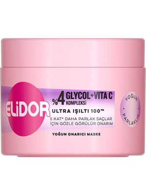 Elidor Ultra Işıltı 100 Yoğun Onarıcı Maske 220 ml 5 Adet