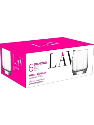 Lav Dia Meşrubat Bardağı 6'lı 310 cc 4 Adet